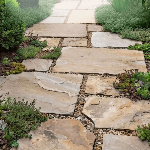 Hochwertige Pflasterarbeiten und Natursteinelemente im Garten