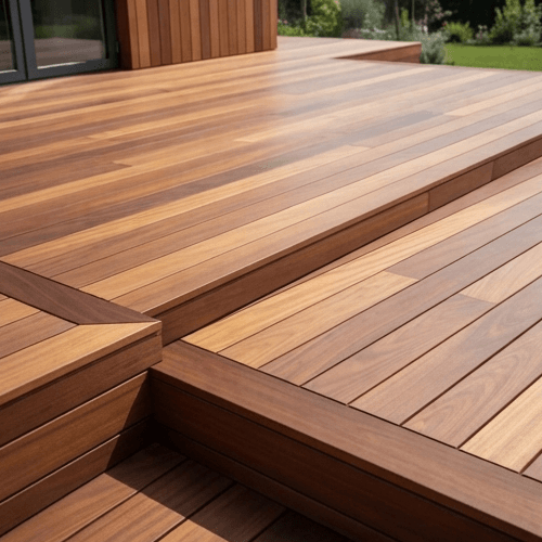Moderne Terrasse als hochwertiger Außenbereich zum Entspannen